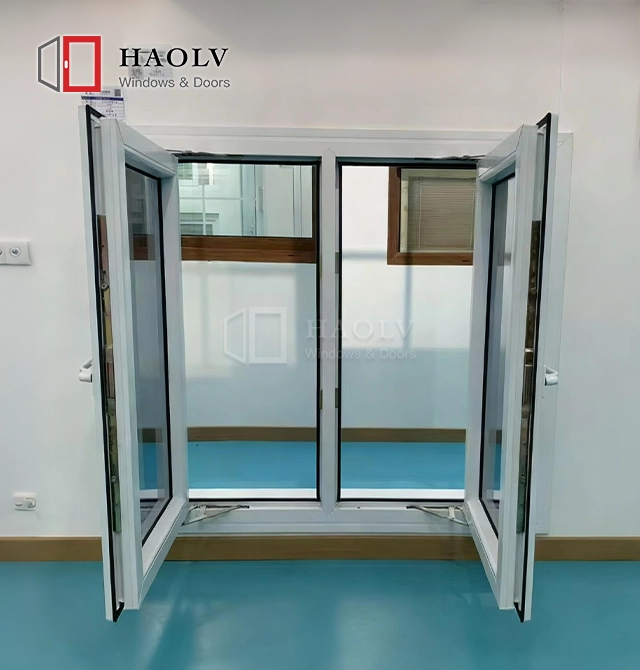 White UPVC Casement Windows